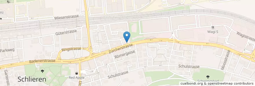 Mapa de ubicacion de X Bar en 스위스, 취리히, Bezirk Dietikon, Schlieren.