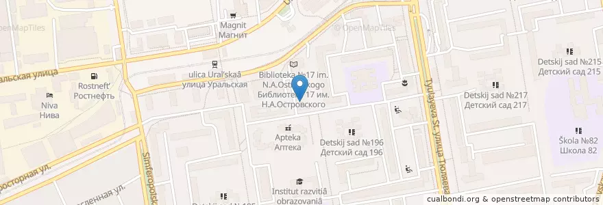Mapa de ubicacion de Краснодар 350880 en Rusya Federasyonu, Южный Федеральный Округ, Krasnodar Krayı, Городской Округ Краснодар.