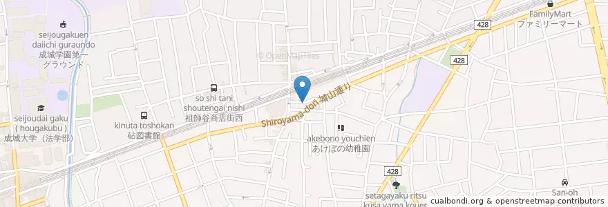 Mapa de ubicacion de エビス参 en Jepun, 東京都, 世田谷区.
