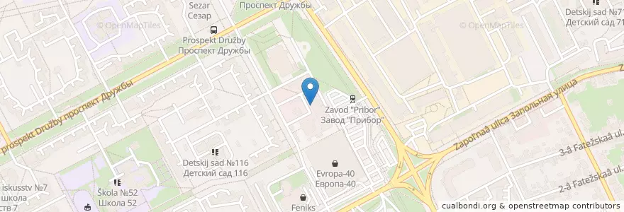 Mapa de ubicacion de Закусочная en Rússia, Distrito Federal Central, Oblast De Kursk, Курский Район, Городской Округ Курск.
