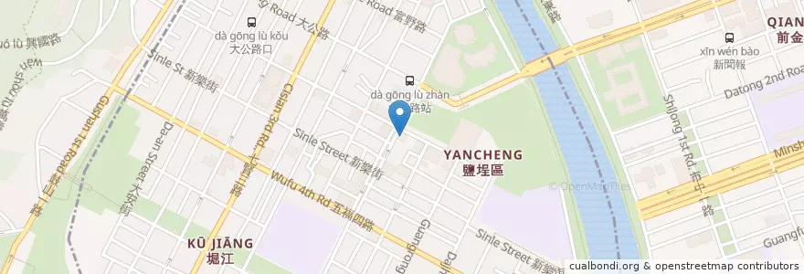 Mapa de ubicacion de McDonald's en Tayvan, Kaohsiung, 鹽埕區.