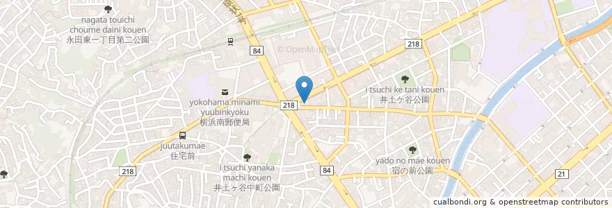 Mapa de ubicacion de ENEOS en Japón, Prefectura De Kanagawa, Yokohama, Barrio Minami.