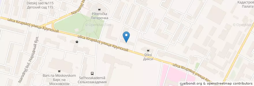 Mapa de ubicacion de Почтовое отделение №44 en Rusia, Distrito Federal Central, Óblast De Riazán, Городской Округ Рязань.