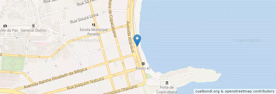 Mapa de ubicacion de Praia Lanches en Бразилия, Юго-Восточный Регион, Рио-Де-Жанейро, Região Metropolitana Do Rio De Janeiro, Região Geográfica Imediata Do Rio De Janeiro, Região Geográfica Intermediária Do Rio De Janeiro, Рио-Де-Жанейро.