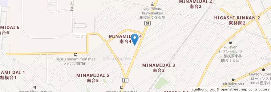 Mapa de ubicacion de ENEOS en 일본, 가나가와현, 相模原市, 南区.