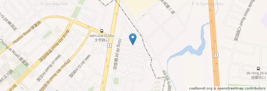 Mapa de ubicacion de 故都餃子大王 en 臺灣, 高雄市, 仁武區.