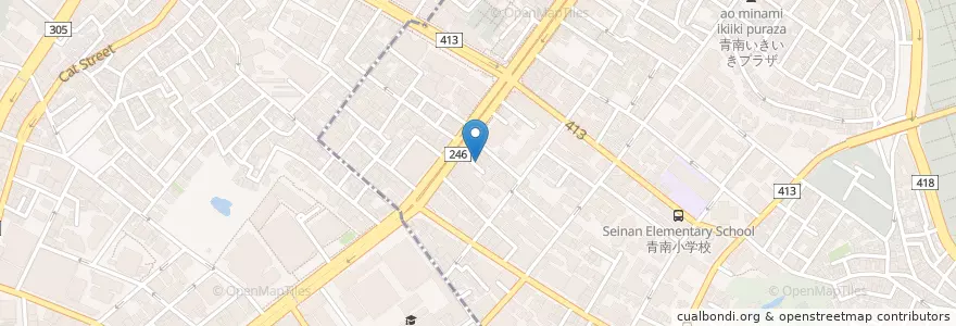 Mapa de ubicacion de ナプレ en Jepun, 東京都, 渋谷区.