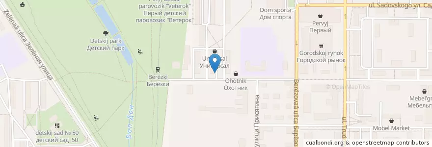 Mapa de ubicacion de Новомосковская центральная аптека en روسيا, Центральный Федеральный Округ, Тульская Область, Городской Округ Новомосковск.