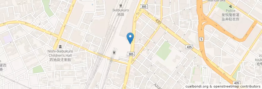Mapa de ubicacion de スターバックス en Japon, Tokyo, 豊島区.