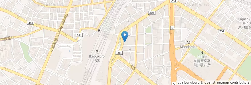 Mapa de ubicacion de 三菱UFJ銀行 en 日本, 东京都/東京都, 豊島区.