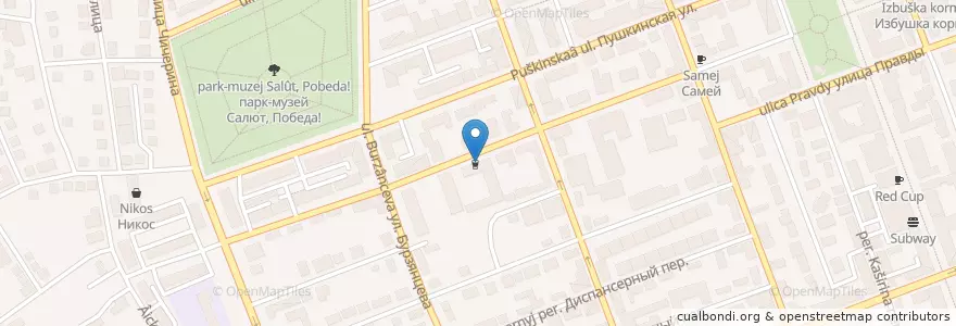 Mapa de ubicacion de Завод en Rusland, Приволжский Федеральный Округ, Оренбургская Область, Городской Округ Оренбург.
