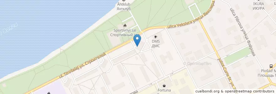 Mapa de ubicacion de Уралсиб БАНК en 俄罗斯/俄羅斯, Центральный Федеральный Округ, 莫斯科州, Городской Округ Дубна.
