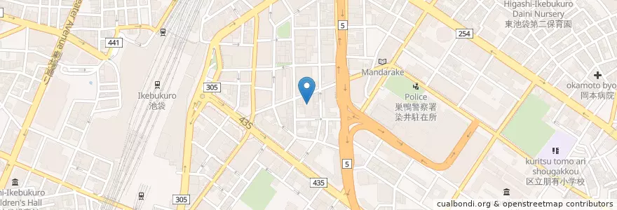 Mapa de ubicacion de HUMAX シネマズ en Japonya, 東京都, 豊島区.