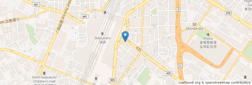 Mapa de ubicacion de 池袋駅東口交番 en ژاپن, 東京都, 豊島区.