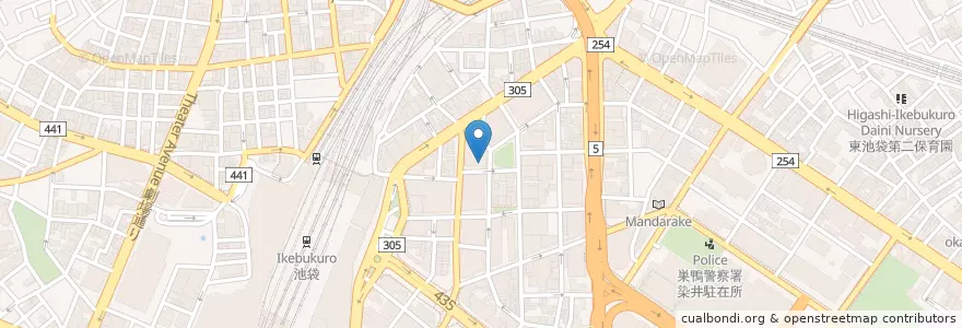 Mapa de ubicacion de 栄真パーキング en Япония, Токио, Тосима.