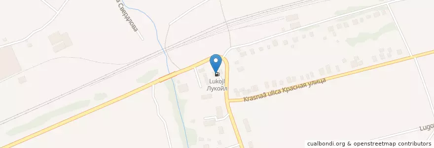 Mapa de ubicacion de Лукойл en Russie, District Fédéral De La Volga, Oblast De Nijni Novgorod, Сергачский Район, Городское Поселение Сергач.