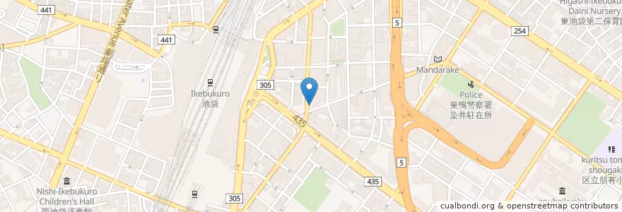 Mapa de ubicacion de ロッテリア en 일본, 도쿄도, 豊島区.