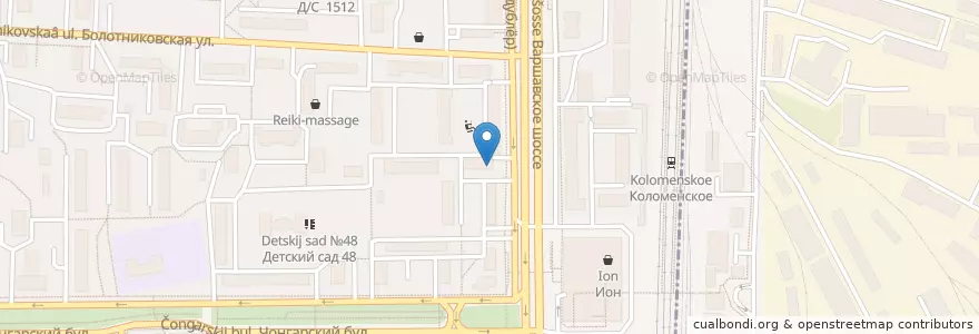 Mapa de ubicacion de ВТБ en 俄罗斯/俄羅斯, Центральный Федеральный Округ, Москва, Южный Административный Округ, Нагорный Район.