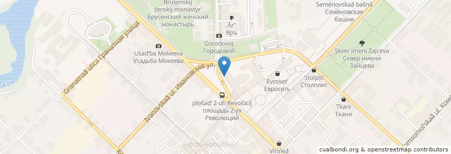 Mapa de ubicacion de Сбербанк en 俄罗斯/俄羅斯, Центральный Федеральный Округ, 莫斯科州, Коломенский Городской Округ.