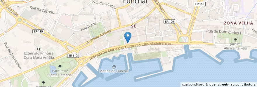 Mapa de ubicacion de McDonald's en البرتغال.