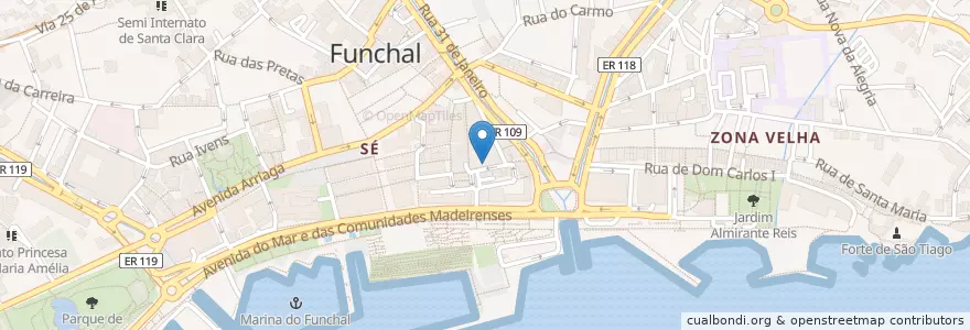 Mapa de ubicacion de Restaurante Armarzém do Sal en Portekiz.