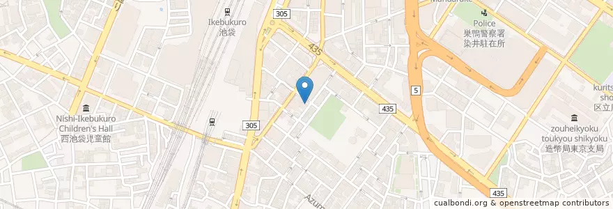 Mapa de ubicacion de 一風堂 en Japan, Tokio, 豊島区.