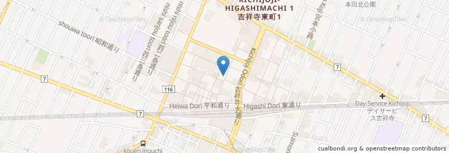 Mapa de ubicacion de OS DRUG en Japão, Tóquio, 武蔵野市.
