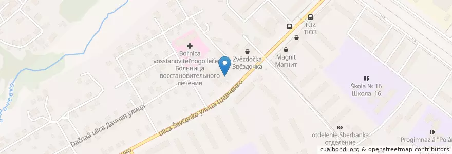 Mapa de ubicacion de Ласточкино гнездо en Rússia, Distrito Federal Central, Смоленская Область, Смоленский Район, Городской Округ Смоленск.