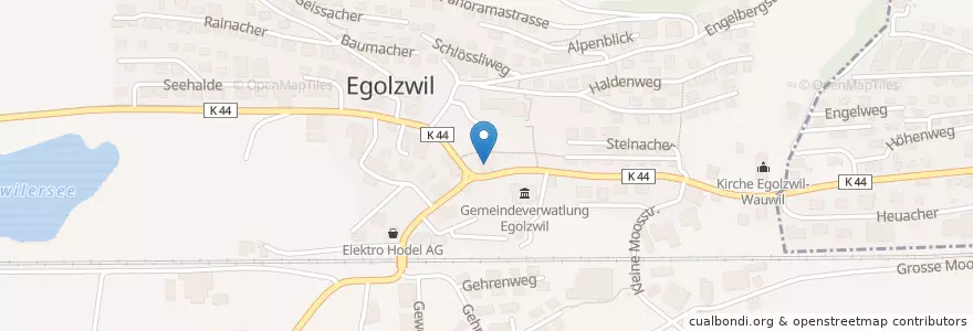 Mapa de ubicacion de Gasthaus St. Anton en Zwitserland, Luzern, Egolzwil.