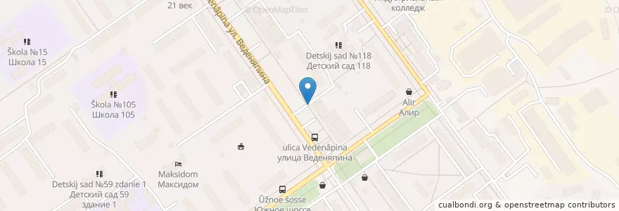 Mapa de ubicacion de Сбербанк en Russie, District Fédéral De La Volga, Oblast De Nijni Novgorod, Городской Округ Нижний Новгород.