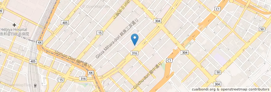 Mapa de ubicacion de 第一勧業信用組合 en Japan, 東京都.