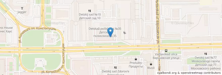 Mapa de ubicacion de Сбербанк en Russie, District Fédéral Du Nord-Ouest, Oblast De Léningrad, Saint-Pétersbourg, Московский Район, Округ Новоизмайловское.