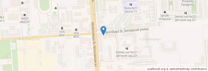 Mapa de ubicacion de Трик-фарма en Rusya Federasyonu, Южный Федеральный Округ, Krasnodar Krayı, Городской Округ Краснодар.