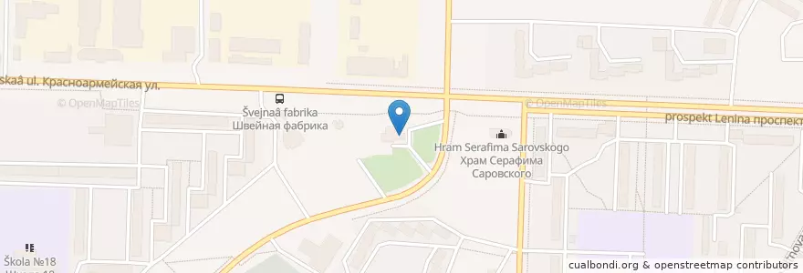 Mapa de ubicacion de Чемпион en Rusia, Приволжский Федеральный Округ, Óblast De Nizhni Nóvgorod, Городской Округ Дзержинск.