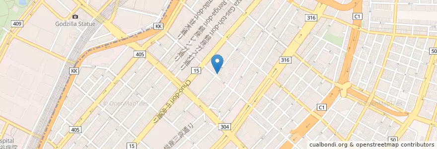 Mapa de ubicacion de スターバックス en Japonya, 東京都.