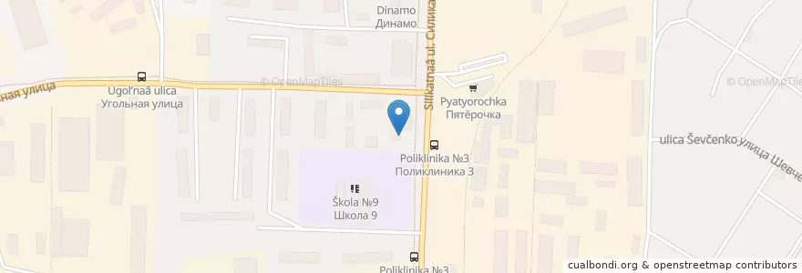 Mapa de ubicacion de Отделение связи №141013 en Rusland, Centraal Federaal District, Oblast Moskou, Городской Округ Мытищи.