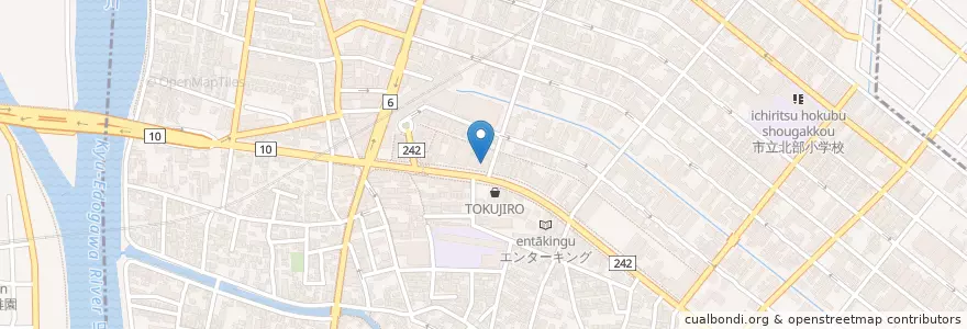Mapa de ubicacion de りそな銀行 en Jepun, 千葉県, 浦安市.