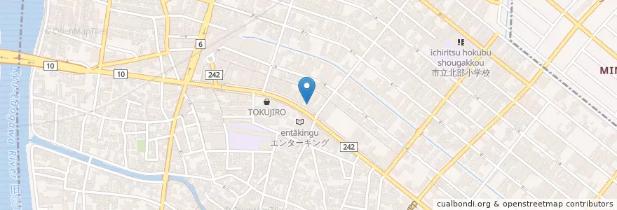 Mapa de ubicacion de らーめん食堂　よってこ屋 en 日本, 千葉県, 浦安市.