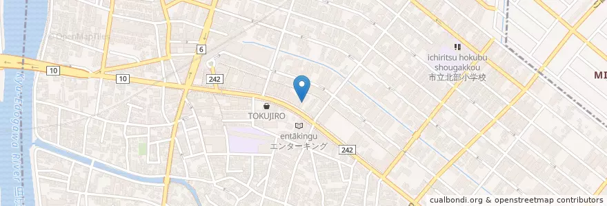 Mapa de ubicacion de ワインのまいん　伊坂 en 일본, 지바현, 浦安市.