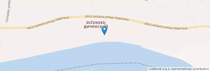 Mapa de ubicacion de Диченский en Russland, Föderationskreis Südrussland, Oblast Rostow, Каменский Район, Диченский, Старостаничное Сельское Поселение.