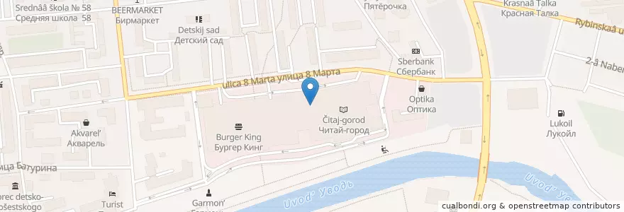 Mapa de ubicacion de Вещевой рынок en Rusland, Centraal Federaal District, Oblast Ivanovo, Ивановский Район, Городской Округ Иваново.