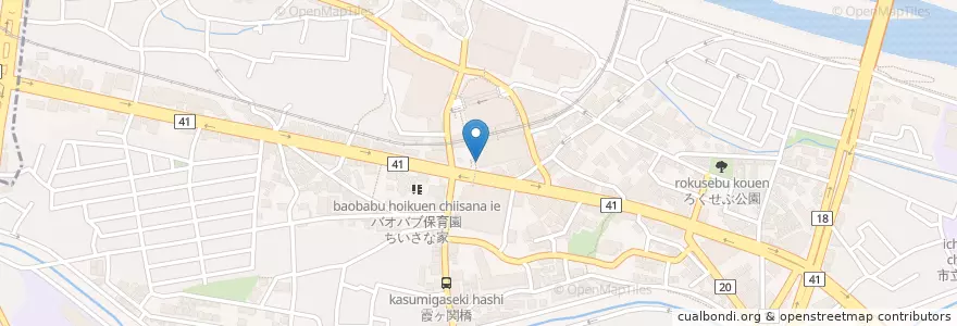 Mapa de ubicacion de ケンタッキーフライドチキン en ژاپن, 東京都, 多摩市.