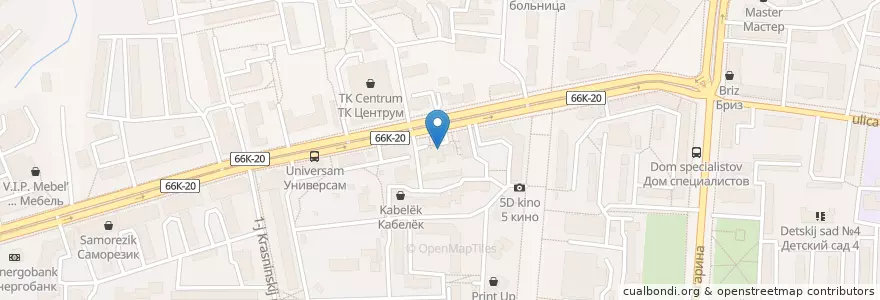 Mapa de ubicacion de АллоПицца en Russia, Distretto Federale Centrale, Смоленская Область, Смоленский Район, Городской Округ Смоленск.