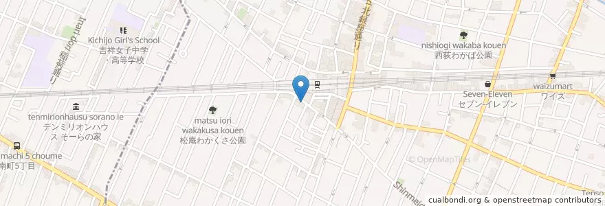 Mapa de ubicacion de CLOP CLOP en Japonya, 東京都, 杉並区.