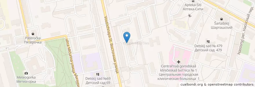 Mapa de ubicacion de Центр лечения боли en روسيا, منطقة فيدرالية أورالية, أوبلاست سفردلوفسك, بلدية يكاترينبورغ.