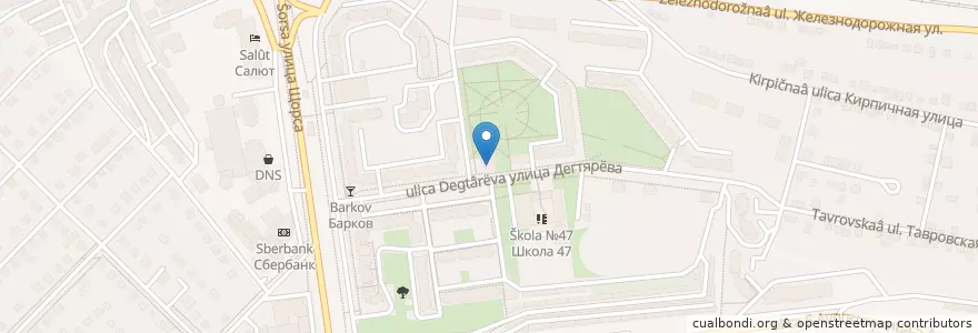 Mapa de ubicacion de Сбербанк en Russia, Distretto Federale Centrale, Белгородская Область, Белгородский Район, Городской Округ Белгород.