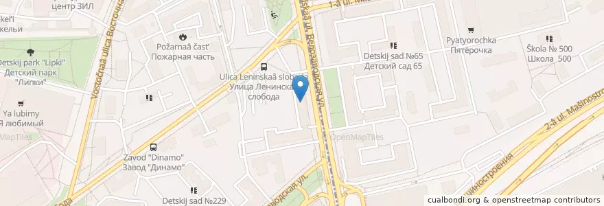 Mapa de ubicacion de Корчма "Тарас Бульба" en Rússia, Distrito Federal Central, Москва.