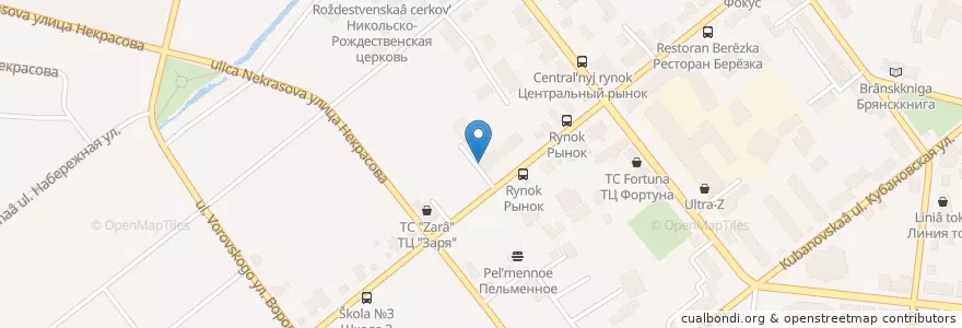 Mapa de ubicacion de Новозыбковский филиал Ростелеком en Rusland, Centraal Federaal District, Oblast Brjansk, Новозыбковский Городской Округ.