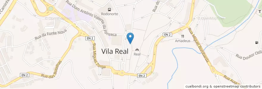Mapa de ubicacion de Club Vila Real en Portekiz, Norte, Vila Real, Douro, Vila Real, Vila Real.