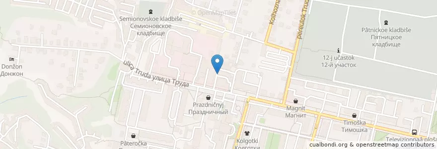 Mapa de ubicacion de Колесо en Rusia, Центральный Федеральный Округ, Калужская Область, Городской Округ Калуга.